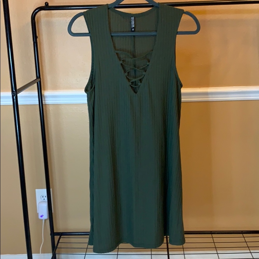 Cotton On Dress Sleeveless Laced Vneck